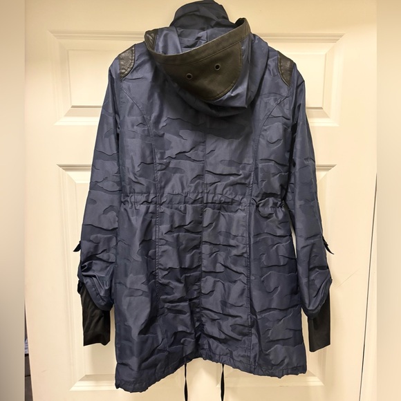 Blanc Noir Camo Hooded Anorak Jacket XS - Picture 10 of 12